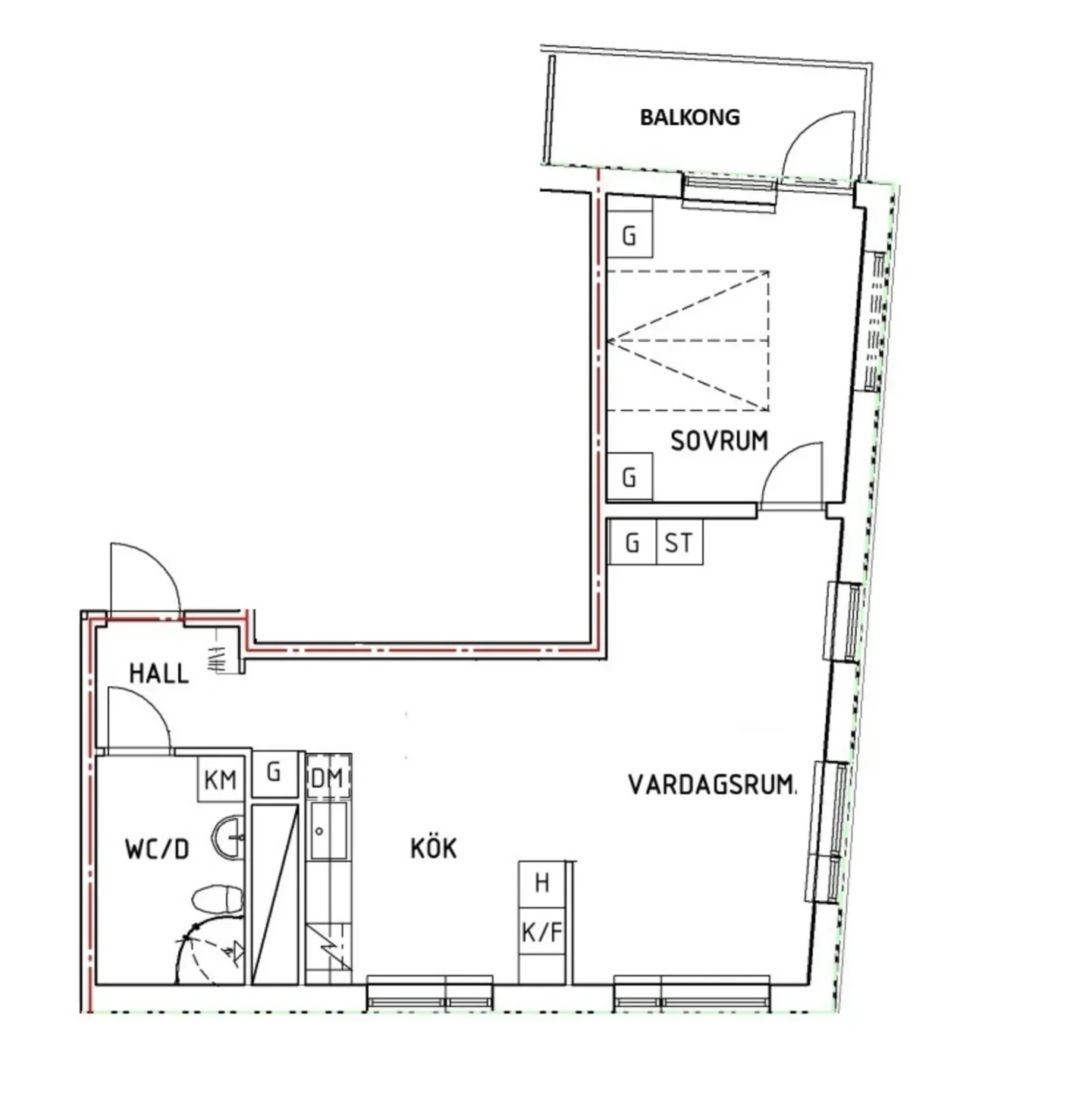 Planritning, Hjulstavägen 88
