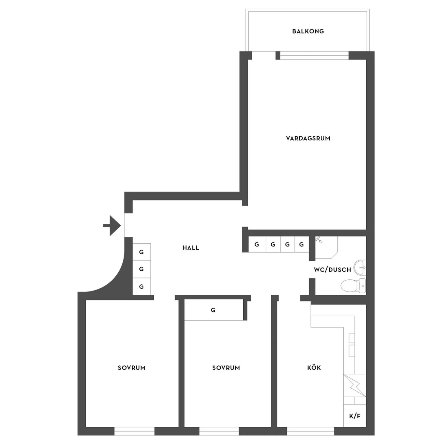 Planritning, Tunaholmsvägen 13