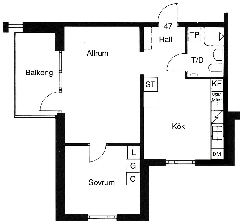Planritning, Lyckogränd 51