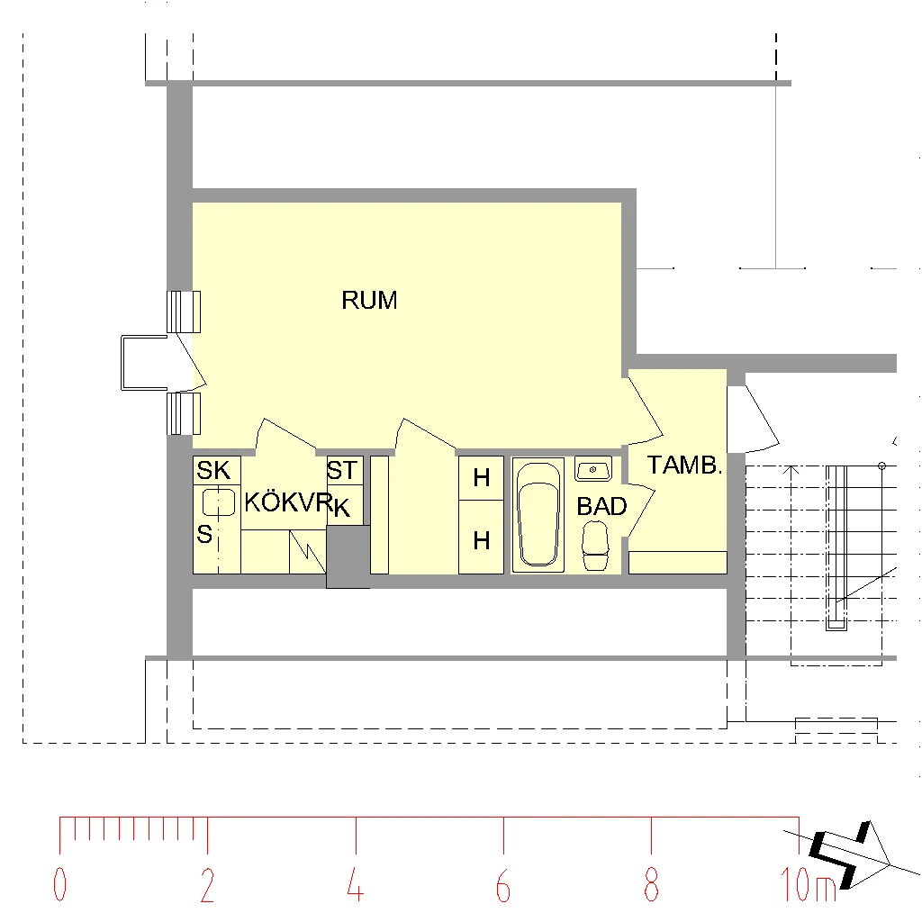 Planritning, Johannelundsgatan 13