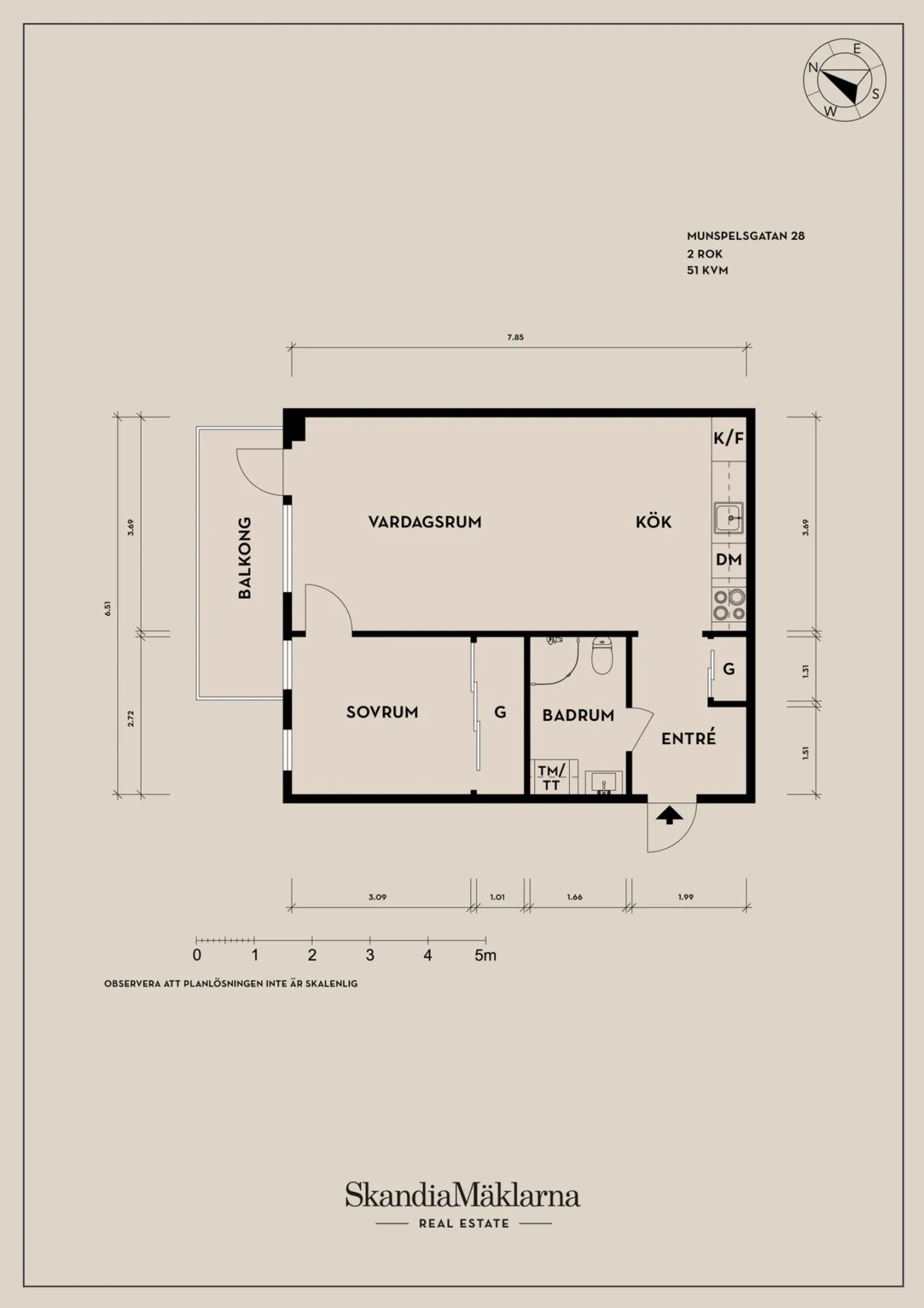 Planritning, Munspelsgatan 28