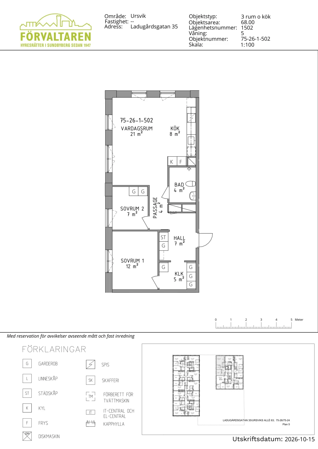 Planritning, Ladugårdsgatan 35