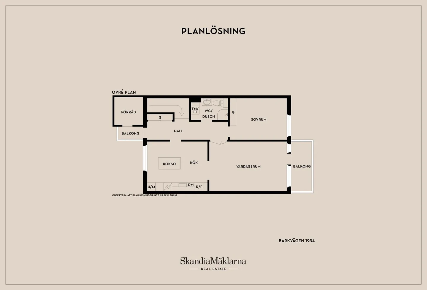 Planritning, Barkvägen 193A