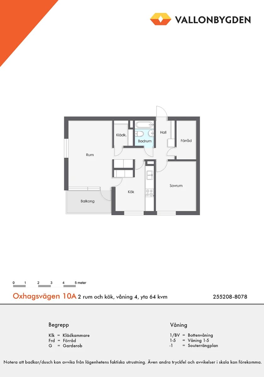 Planritning, Oxhagsvägen 10A