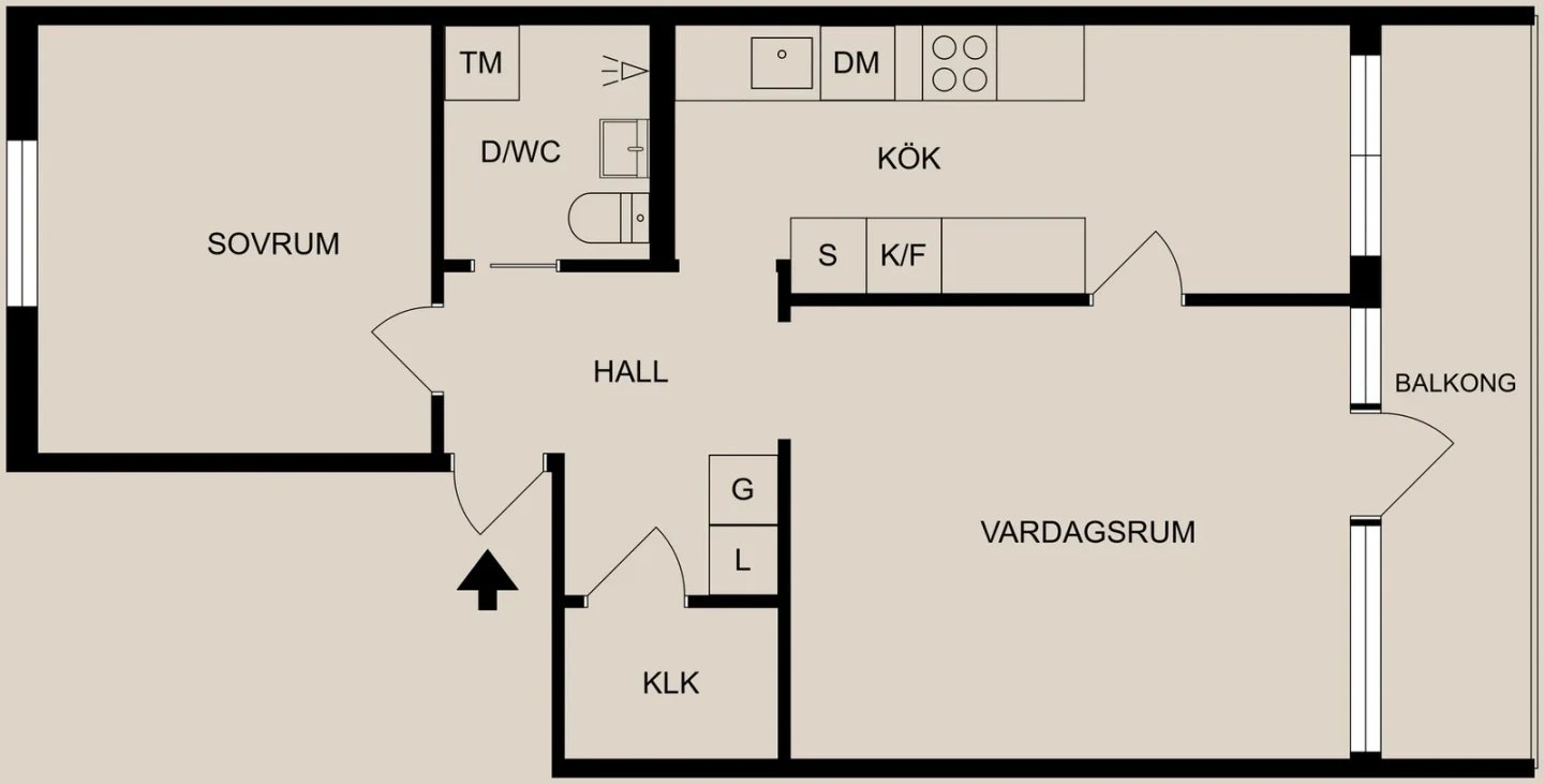 Planritning, De Wijks väg 12A
