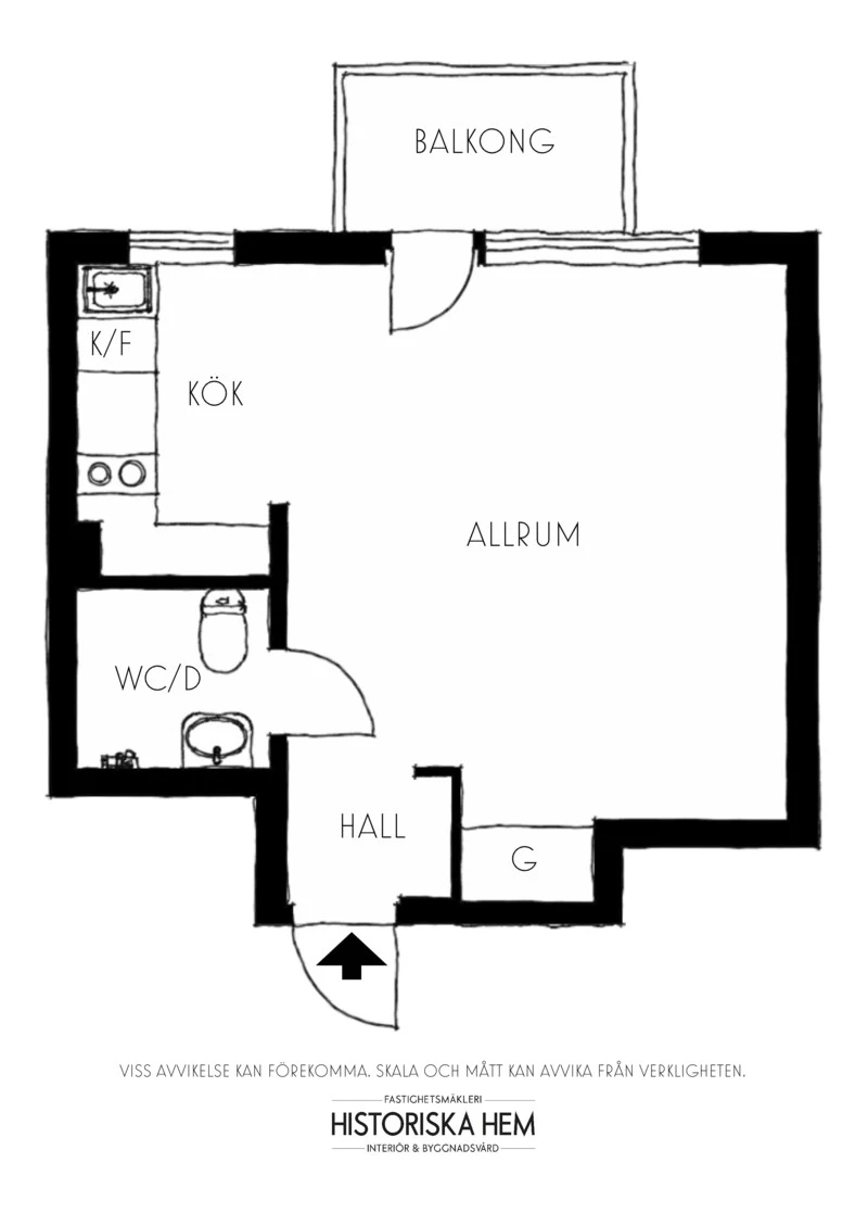 Planritning, Hägerstensvägen 223