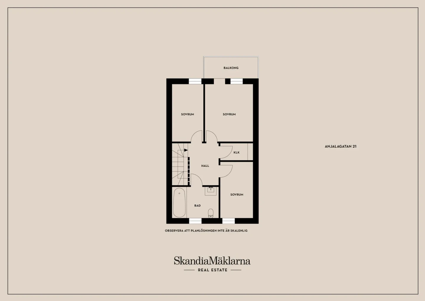 Planritning, Anjalagatan 21