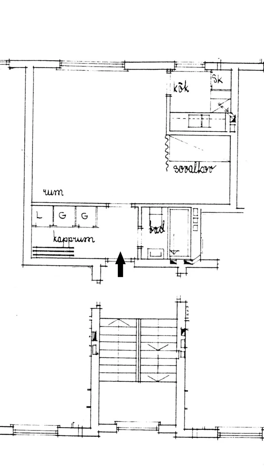 Planritning, Unnarydsvägen 13B