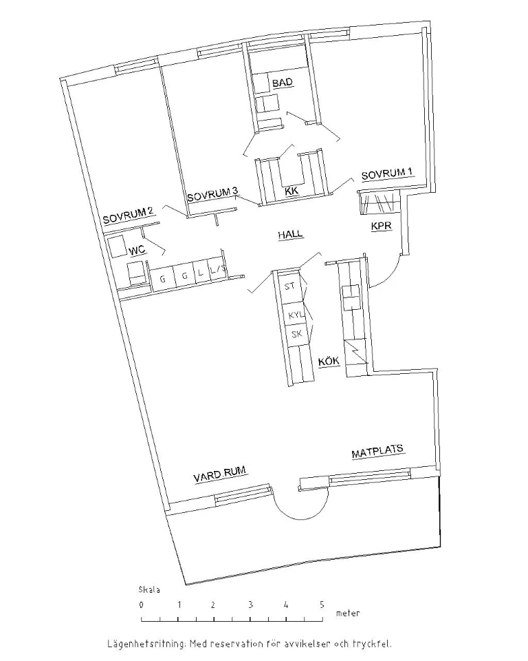 Planritning, Kungsmarksvägen 11A