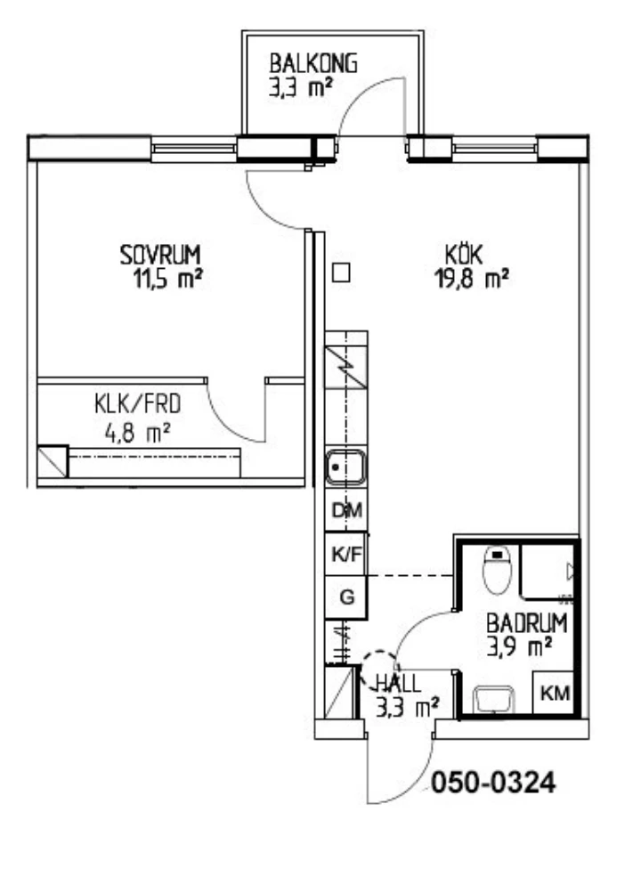 Planritning, Humlegatan 4
