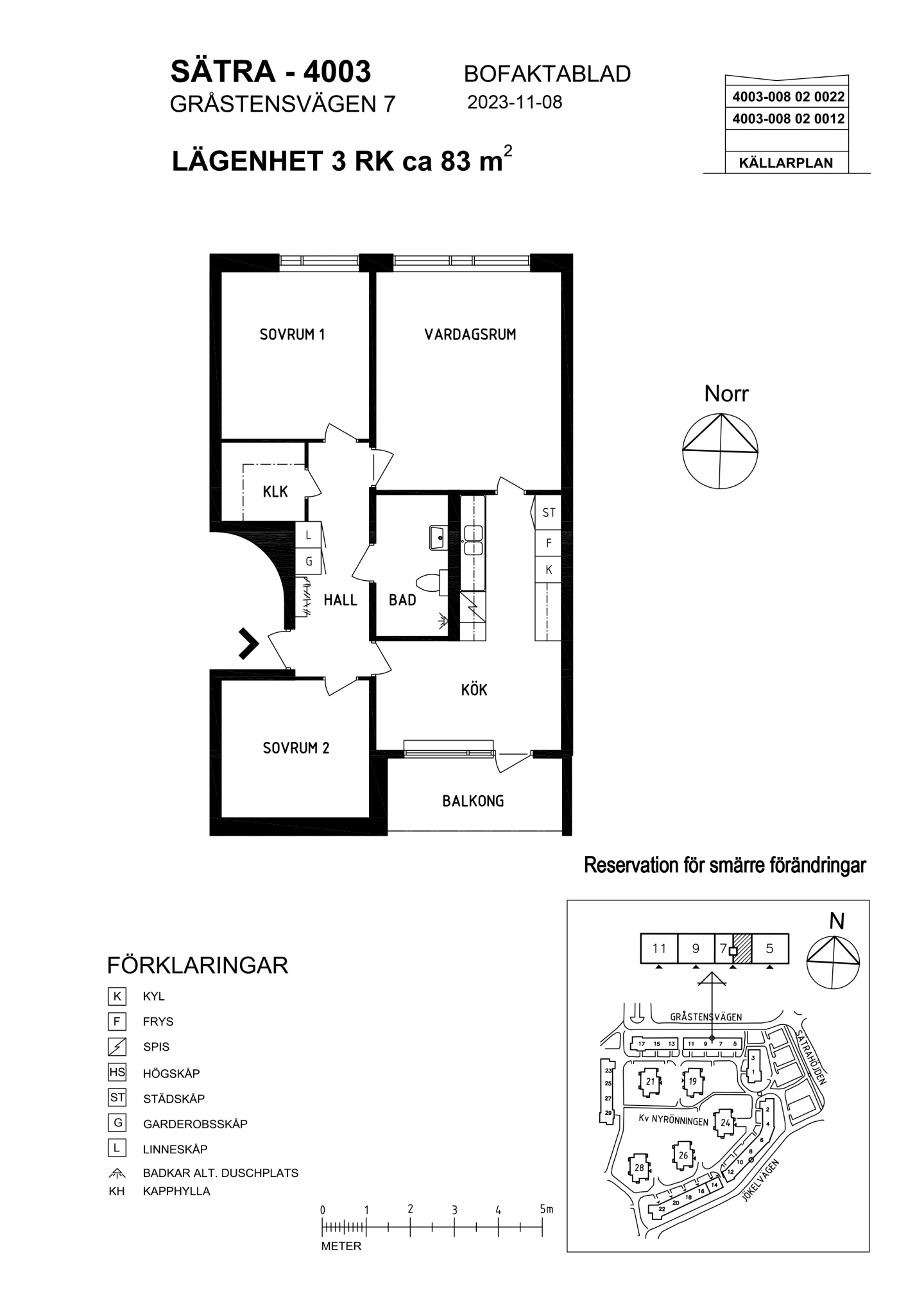 Planritning, Gråstensvägen 7