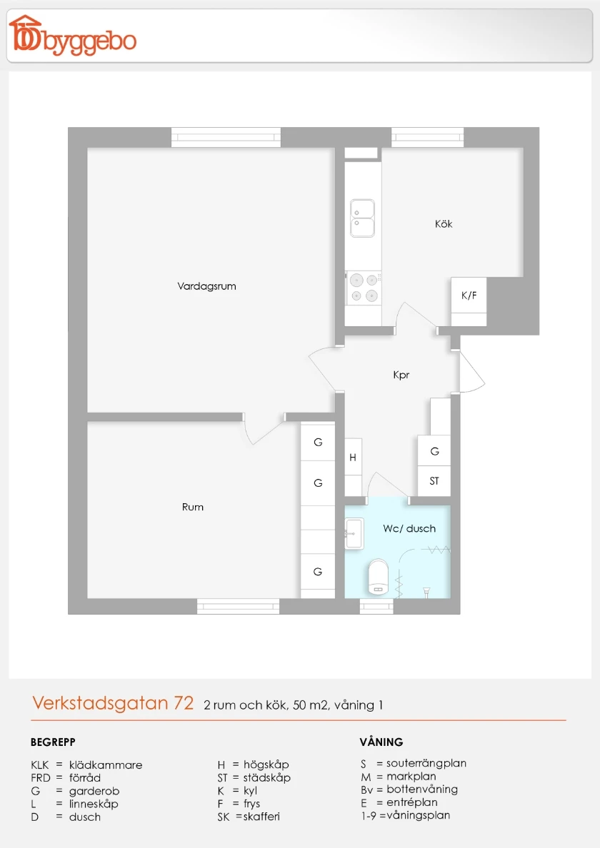 Planritning, Verkstadsgatan 72