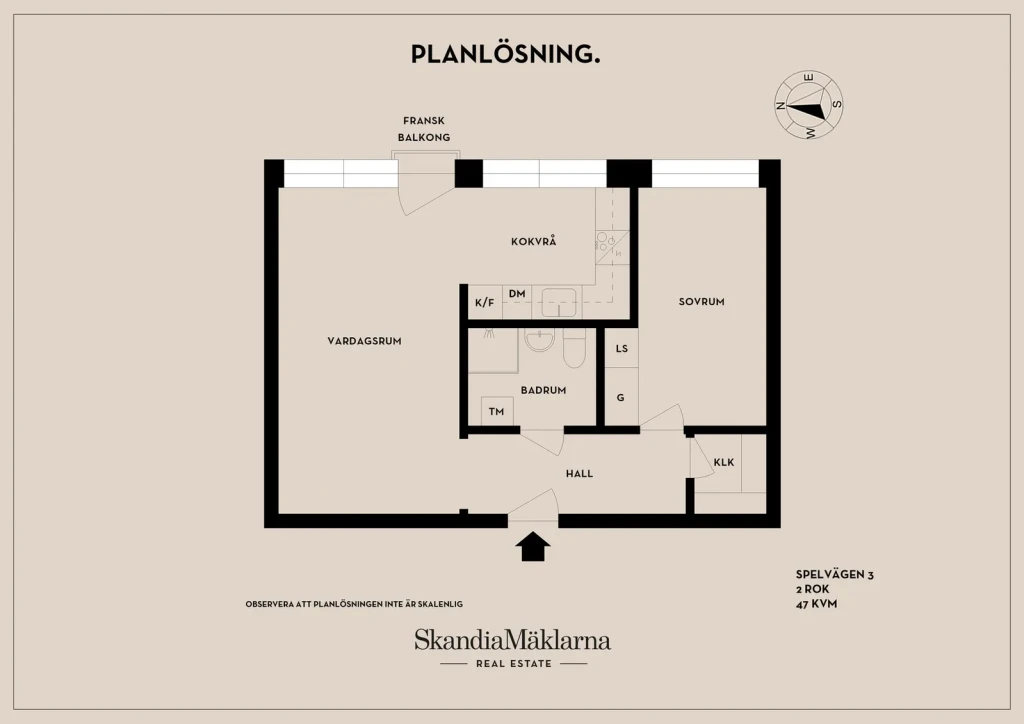 Planritning, Spelvägen 3