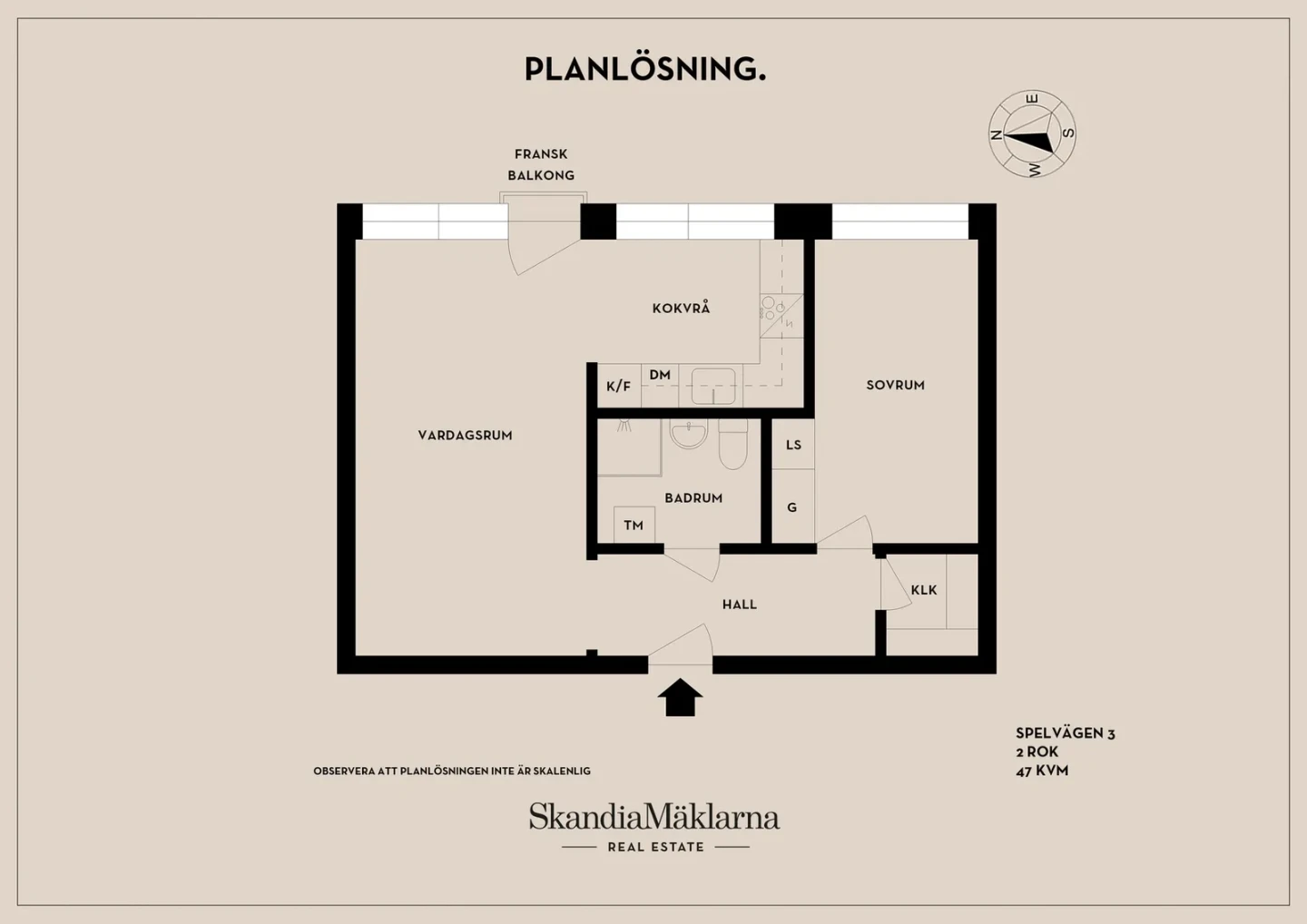 Planritning, Spelvägen 3