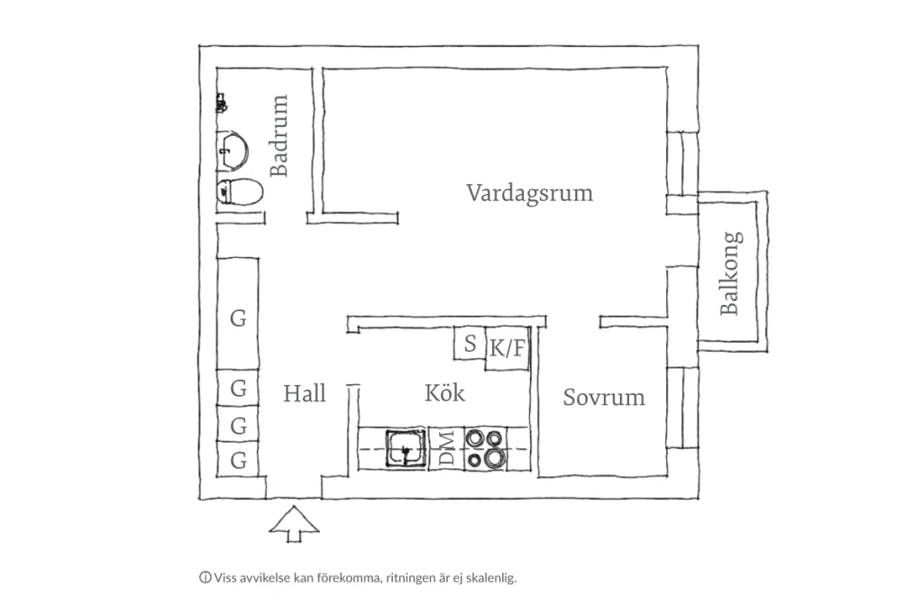 Planritning, Tulegatan 27A