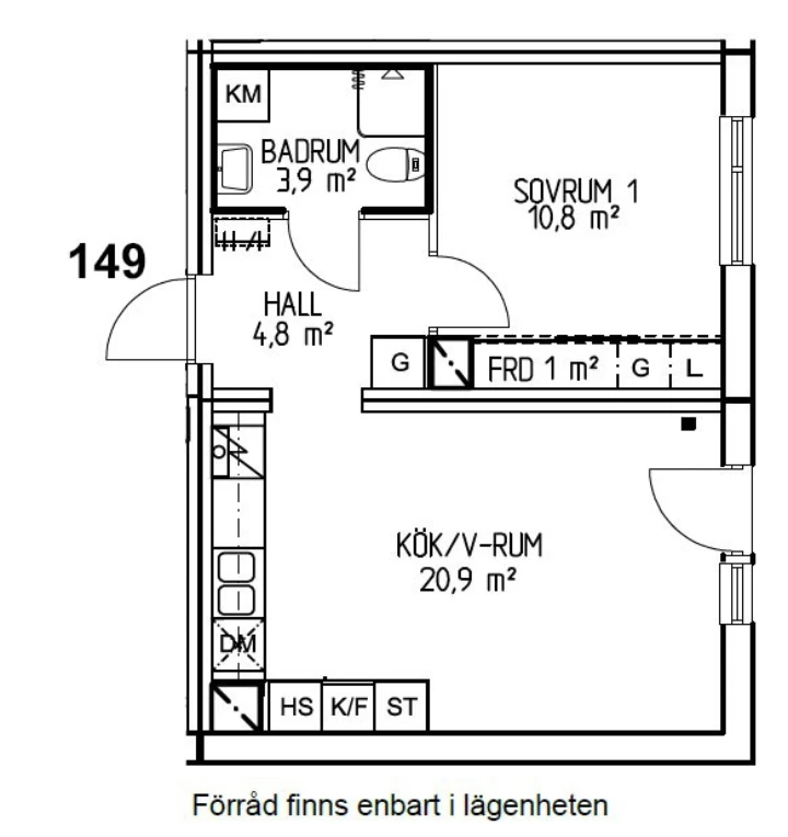Planritning, Nygatan 27A