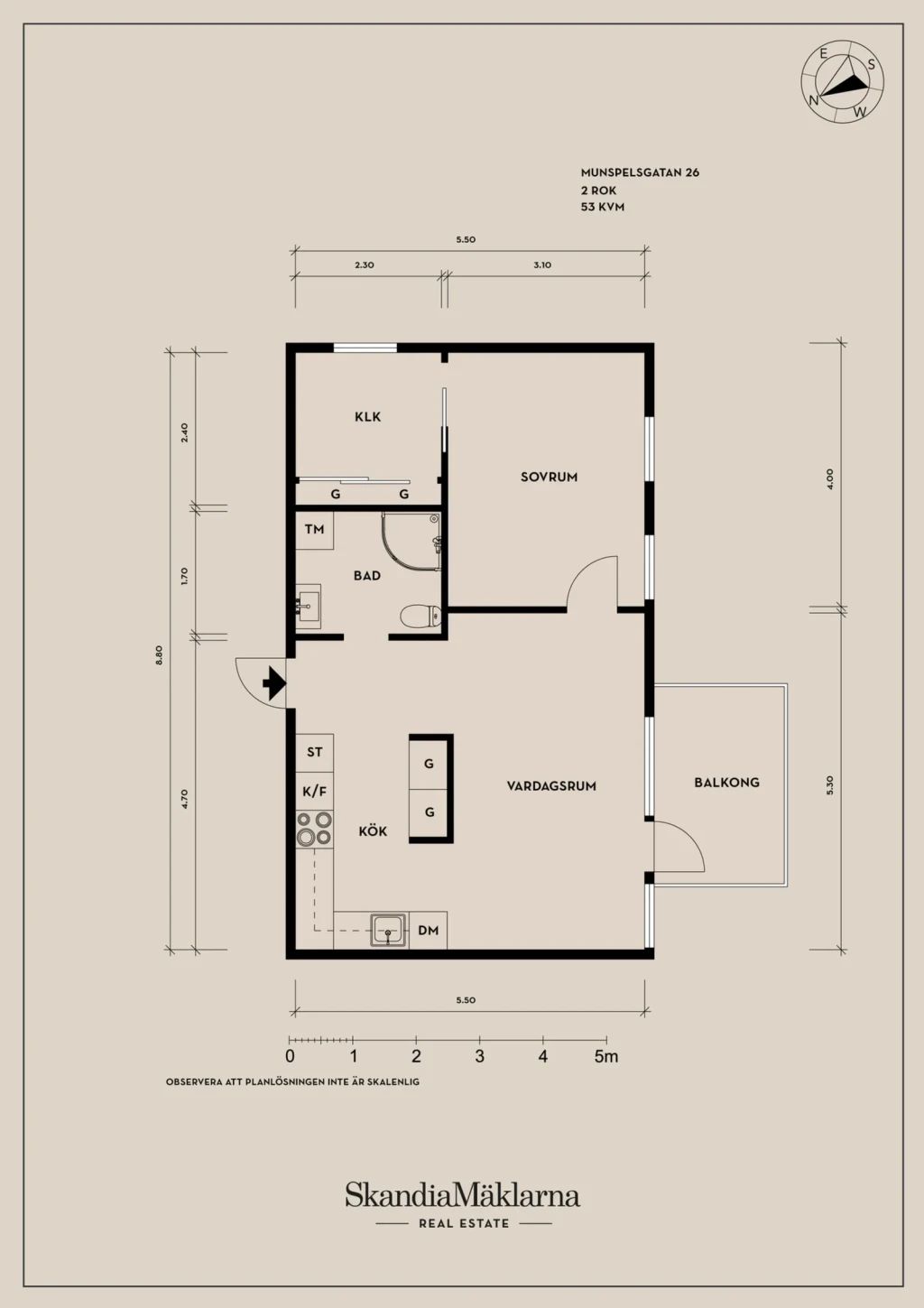 Planritning, Munspelsgatan 26