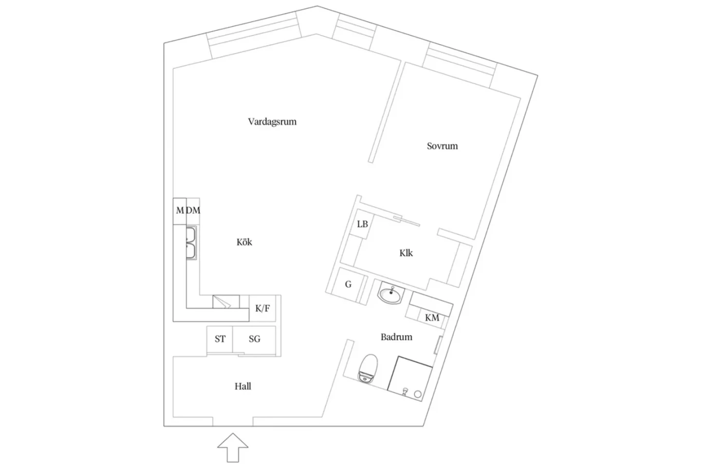 Planritning, Bratteråsgatan 40