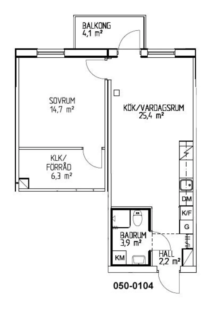 Planritning, Getbergsvägen 19