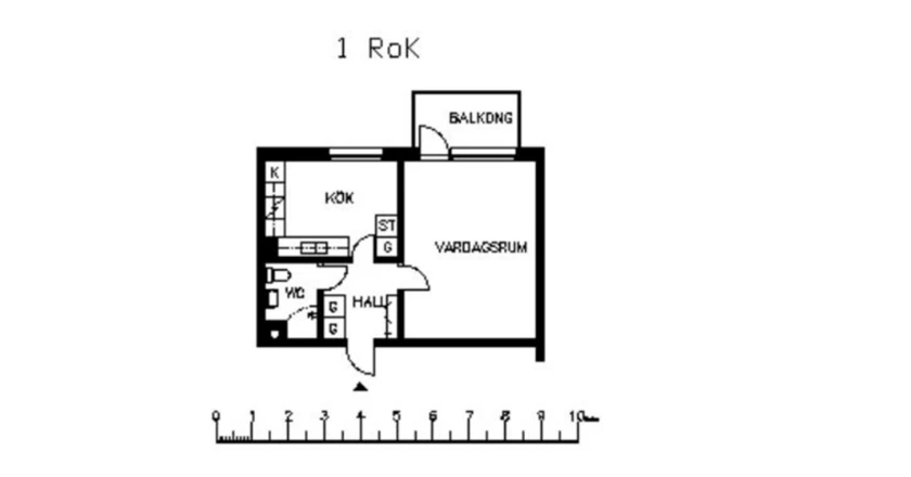 Planritning, Professorsvägen 33