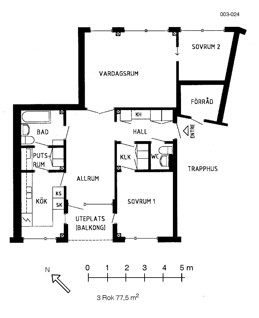 Planritning, Kantarellvägen 10