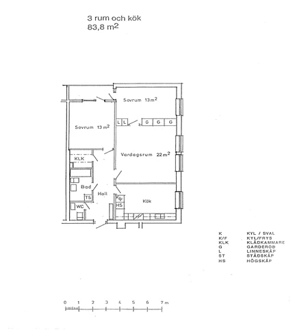 Planritning, Bergvägen 18
