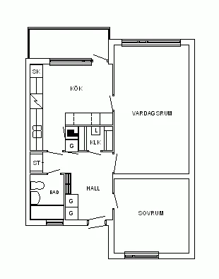 Planritning, Skiljarvägen 2
