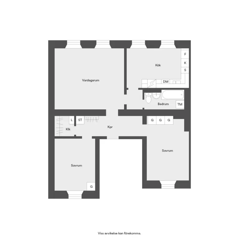 Hyresrätt med 3 rum på Hantverkaregatan 66B i Norrköping, bild 4 av 4