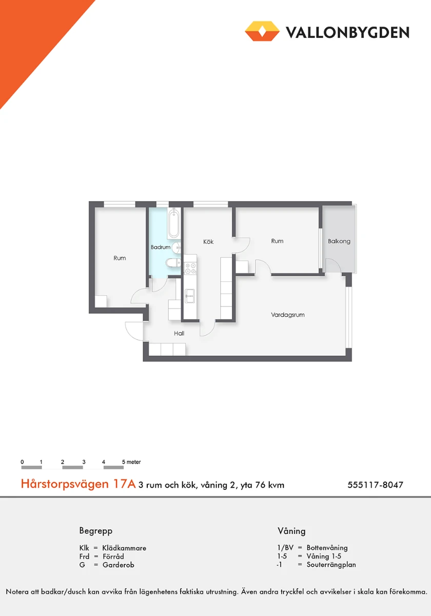 Planritning, Hårstorpsvägen 17A