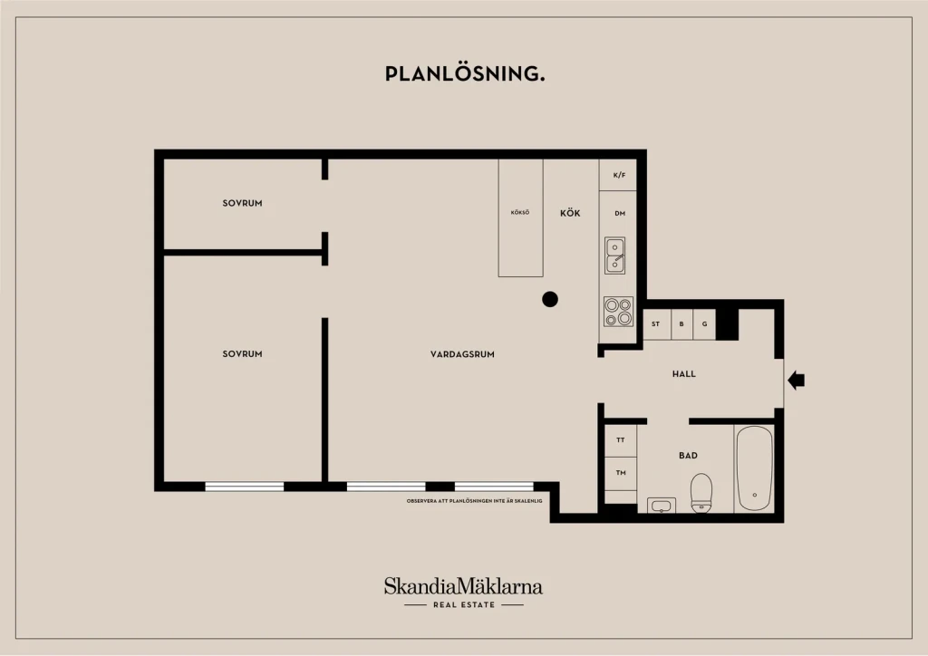 Planritning, Åsögatan 104