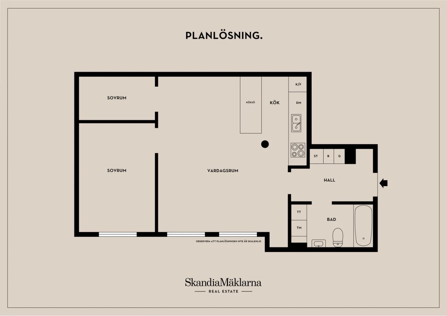 Planritning, Åsögatan 104