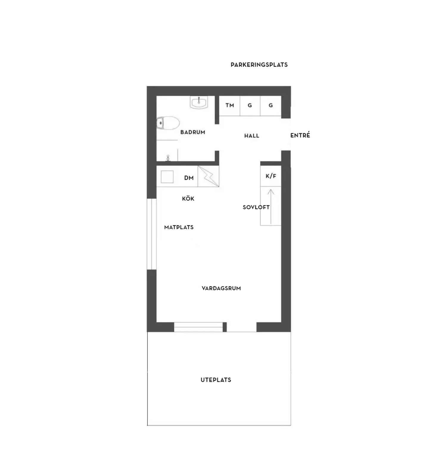 Planritning, Parkvägen 9J