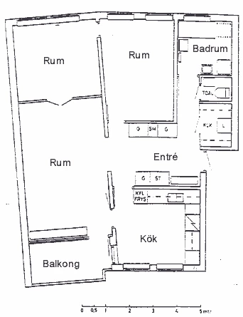 Planritning, Salstagatan 17 C