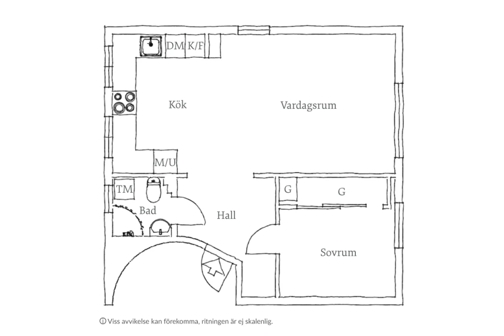 Planritning, Pingstvägen 26