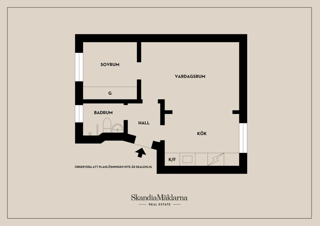 Planritning, Björkbacksvägen 36