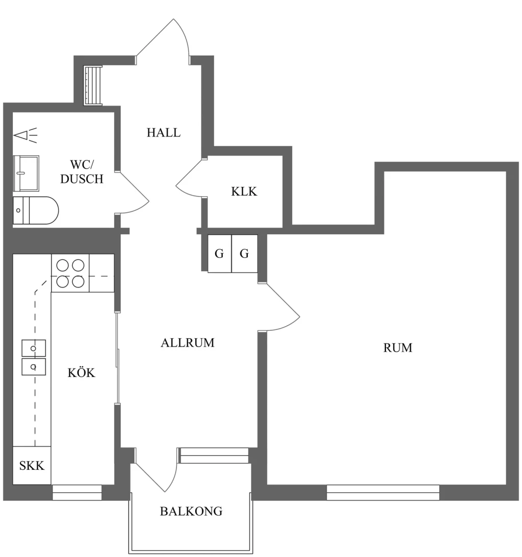 Planritning, Rösgången 6