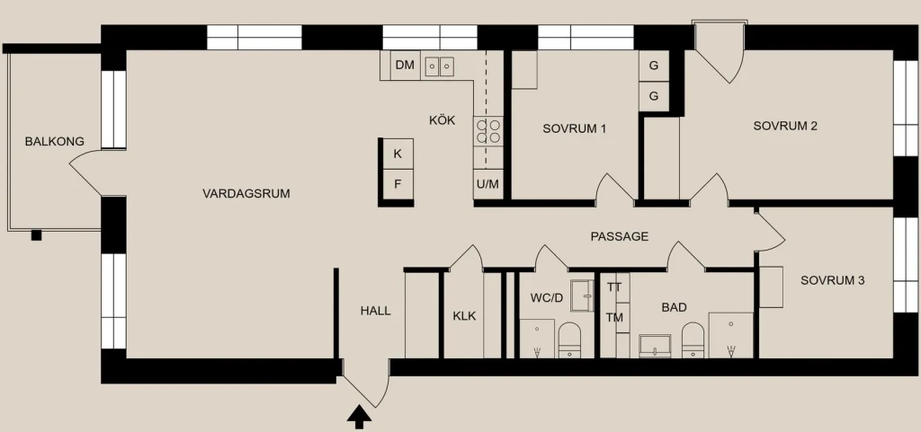 Planritning, Holmtorpsvägen 37