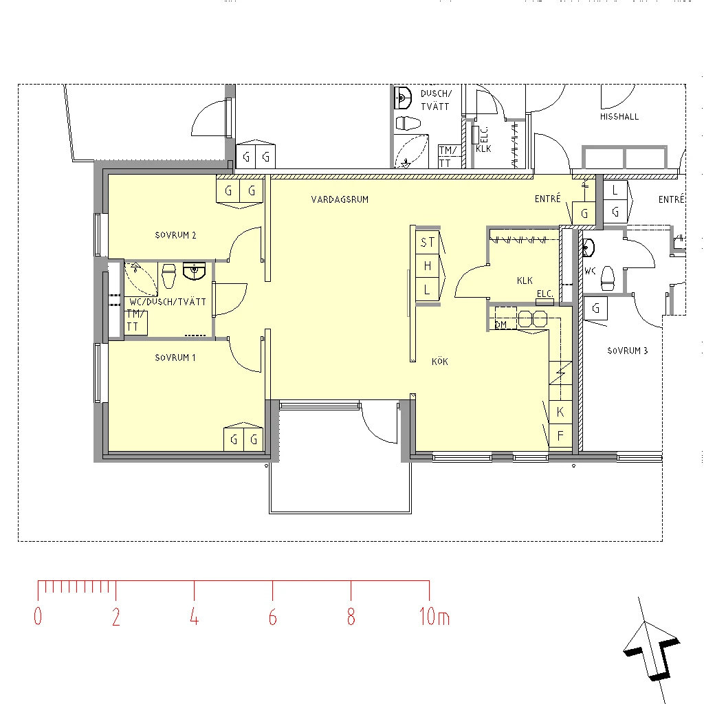 Planritning, Tunnlandsgatan 13