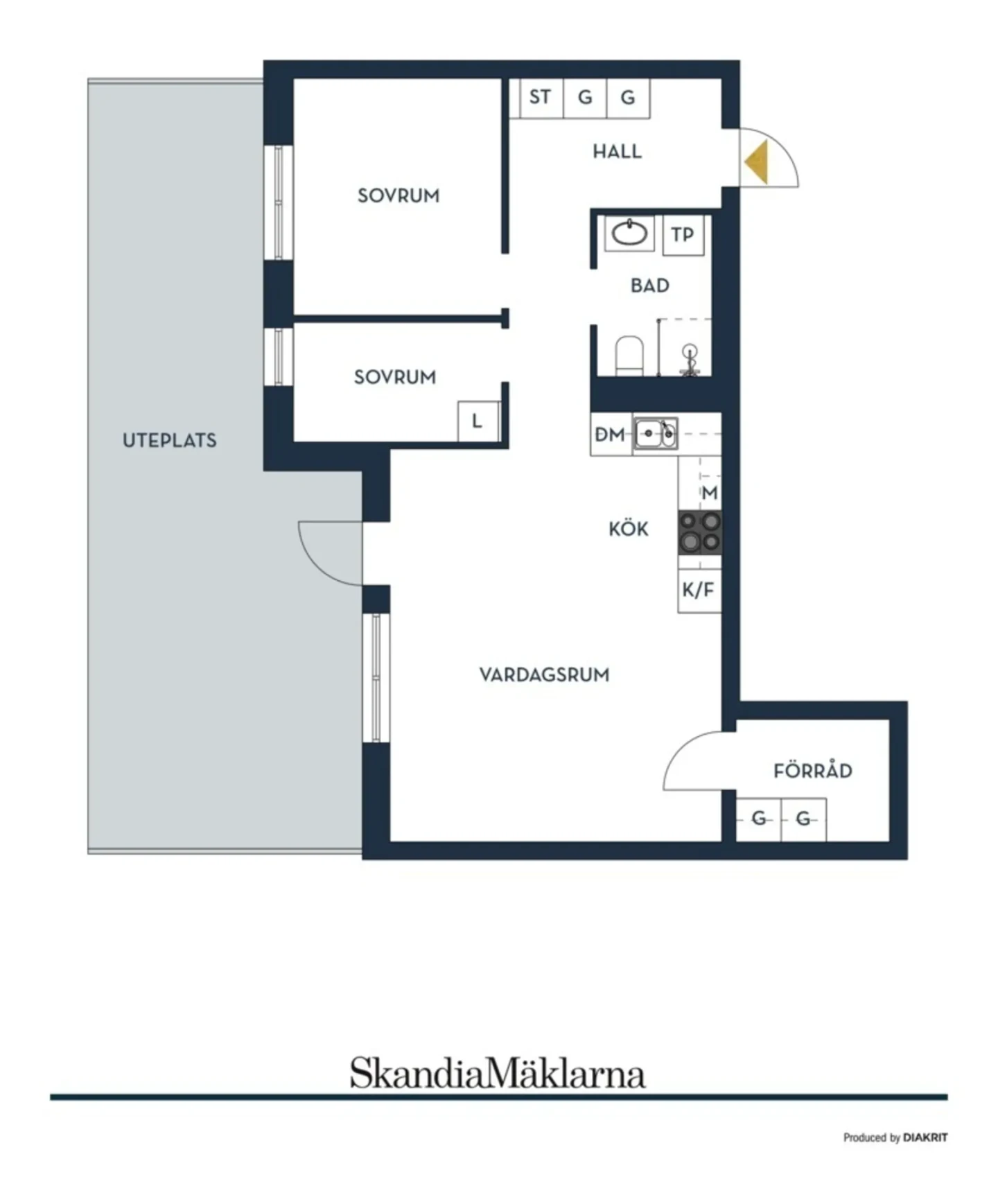 Planritning, Karlslundsvägen 24