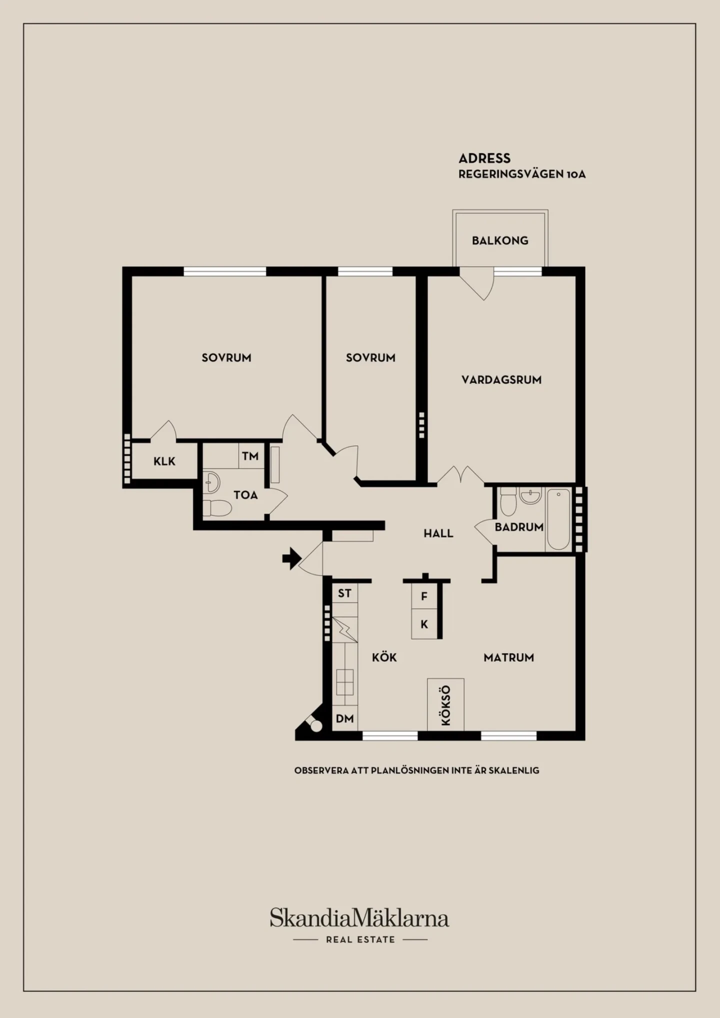 Planritning, Regeringsvägen 10A