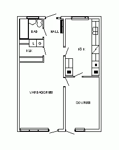 Planritning, Källvattsvägen 14
