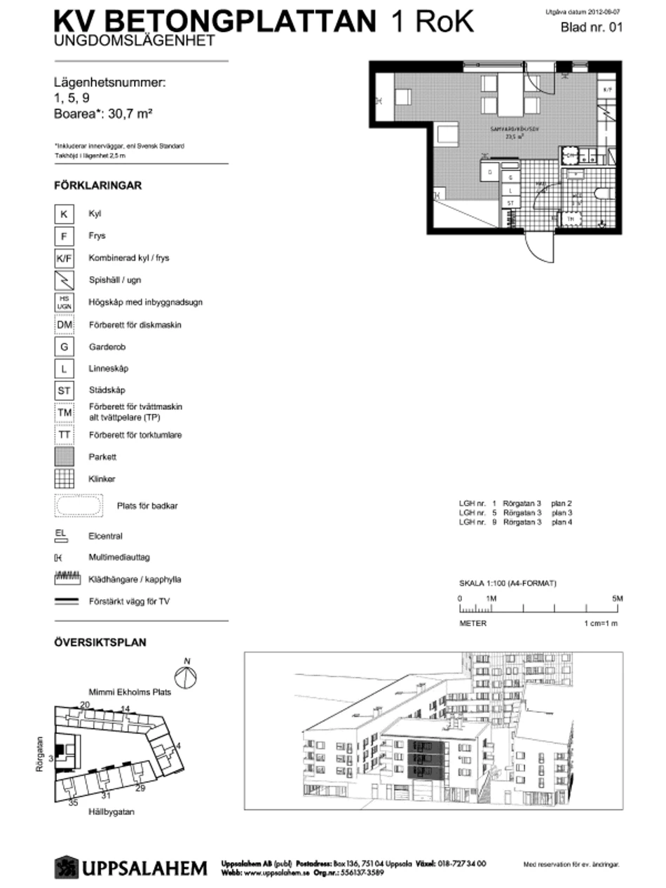 Planritning, Rörgatan 3