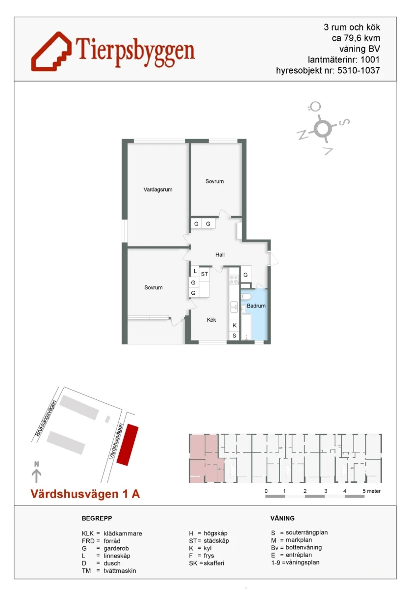 Planritning, Värdshusvägen 1A