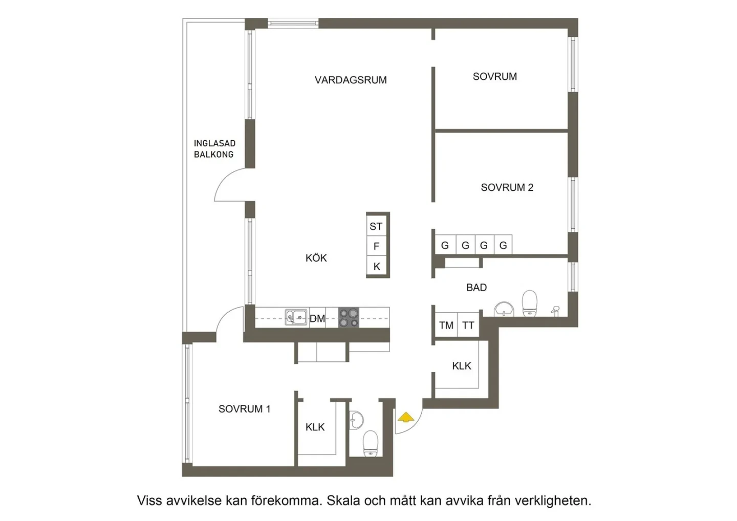Planritning, Hanna Nilssons väg 3