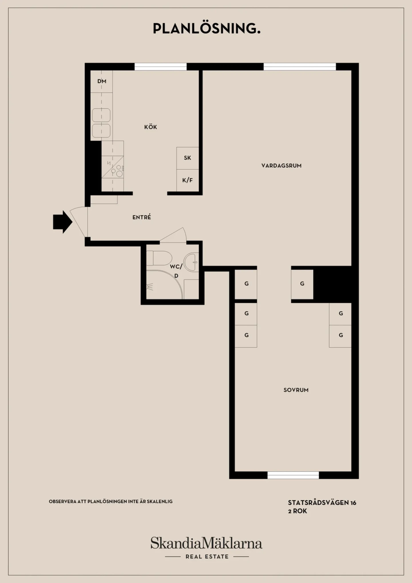 Planritning, Statsrådsvägen 16