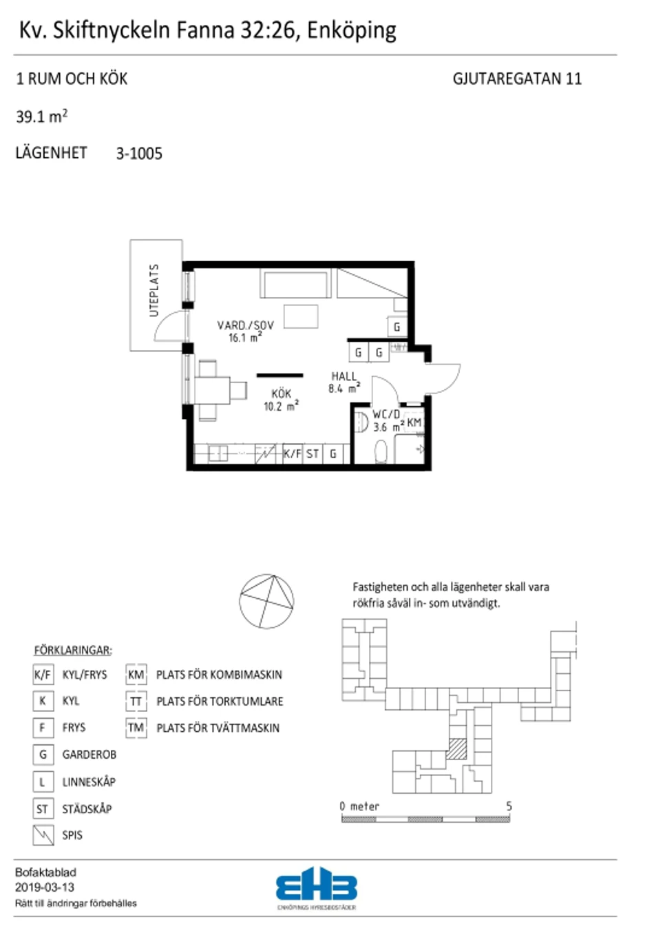 Planritning, Gjutaregatan 11