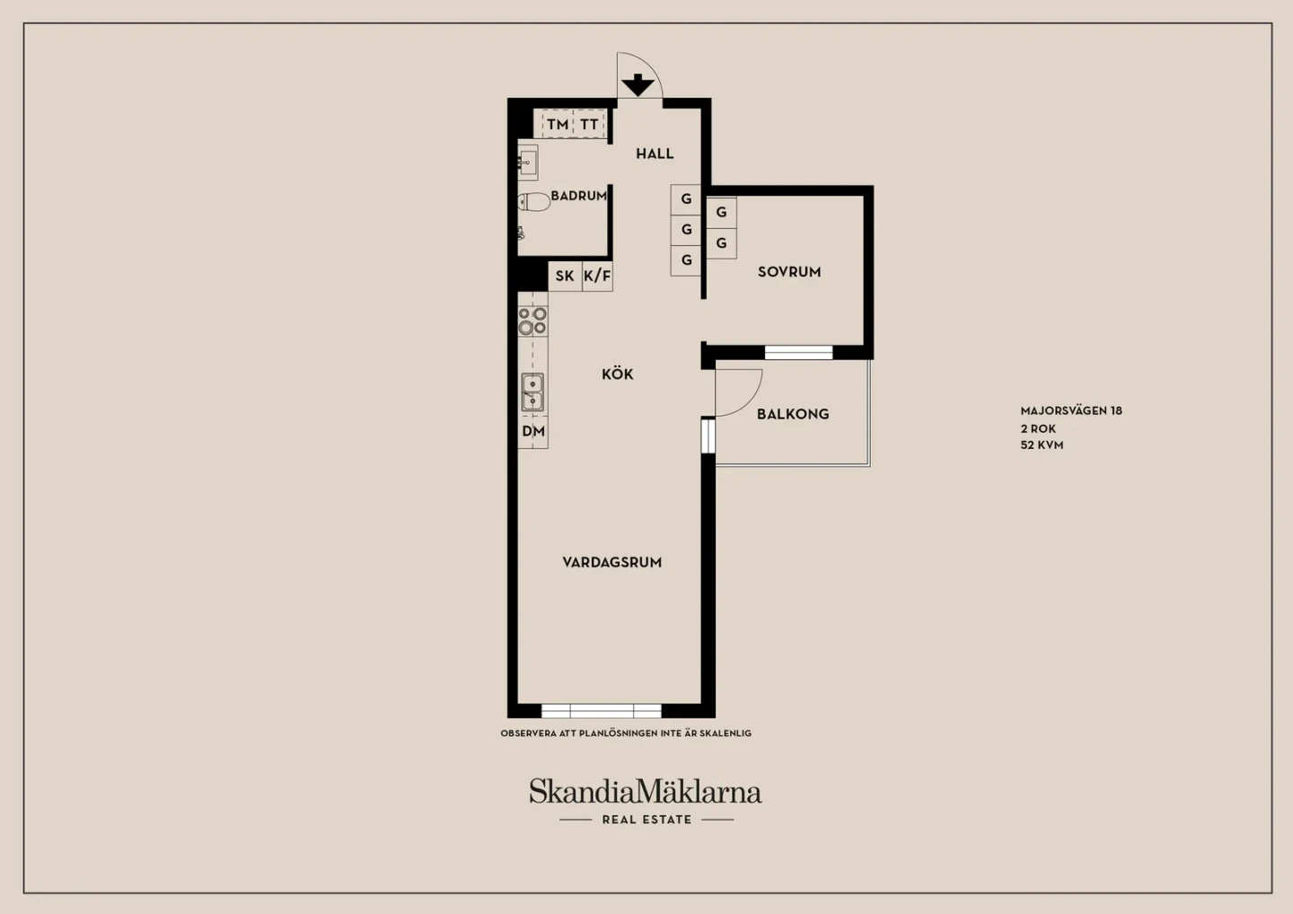 Planritning, Majorsvägen 18