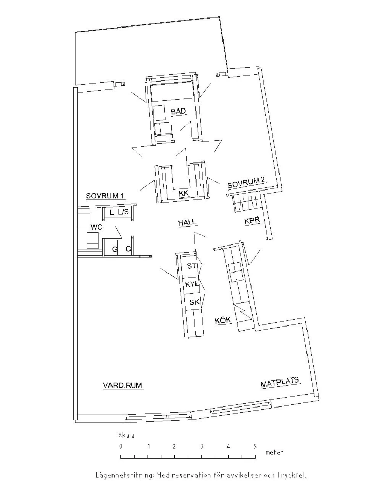 Planritning, Kungsmarksvägen 37A