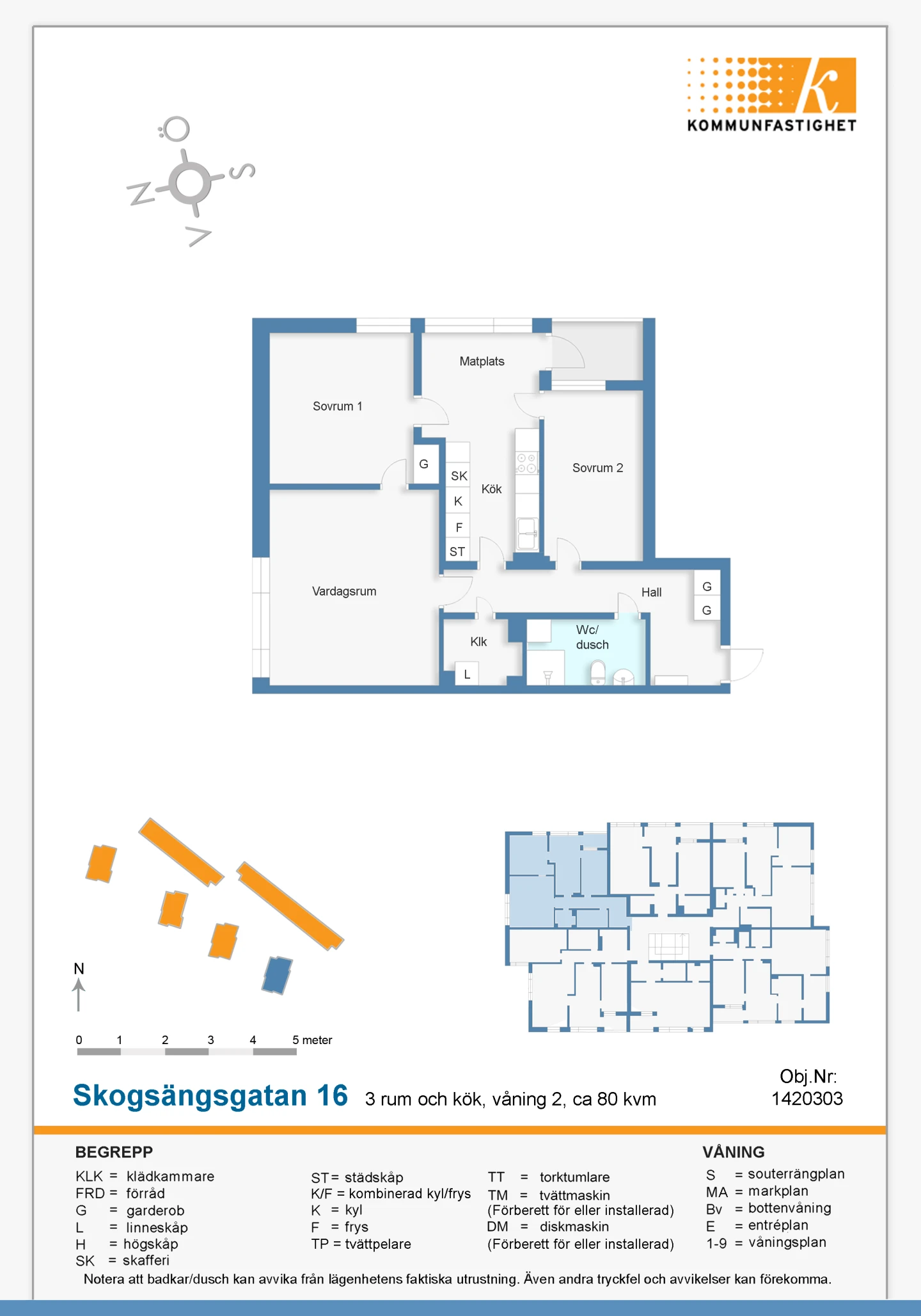 Planritning, Skogsängsgatan 16
