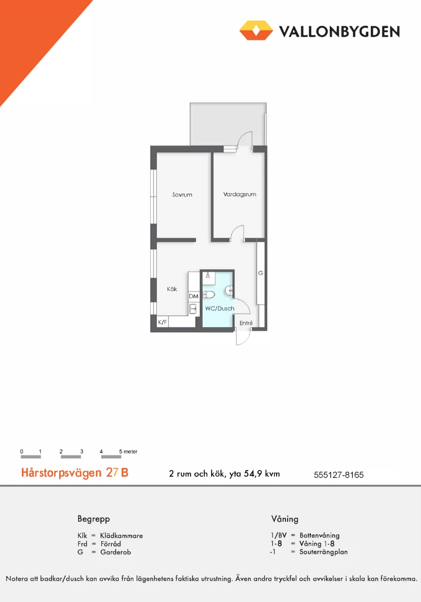 Planritning, Hårstorpsvägen 27B